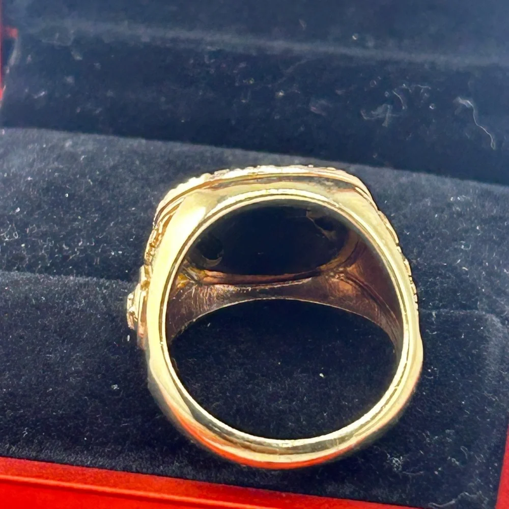 .4 Ct 10K Yellow Gold “100K Encore Business 2016” Championship Style Ring Sz 8